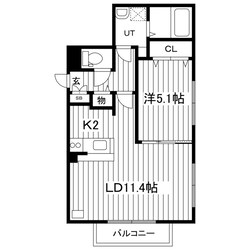 シティハイム２４の物件間取画像